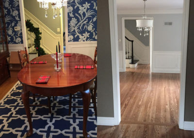 Before and After Dining Room